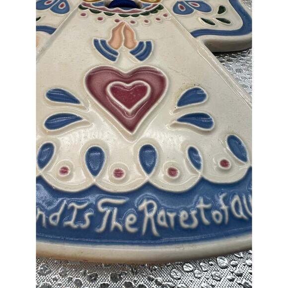 J. Duban Designs hanging Ceramic Angel 6.25" - "A True Friend...." Special Gifts - Picture 6 of 6